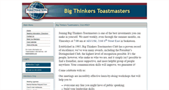 Desktop Screenshot of bigthinkers.ca